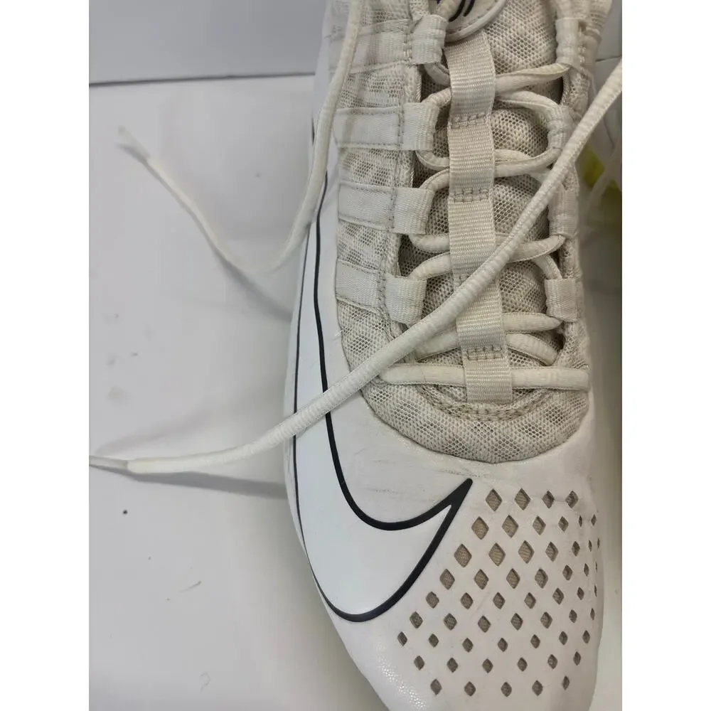 Nike Men’s Size 11 White Black Turf Shoes Athletic Field Cleats